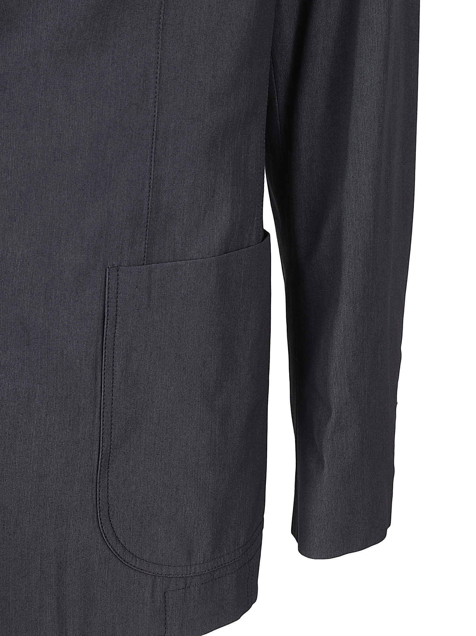 Tailored Blue Jacket With Notched Lapel
