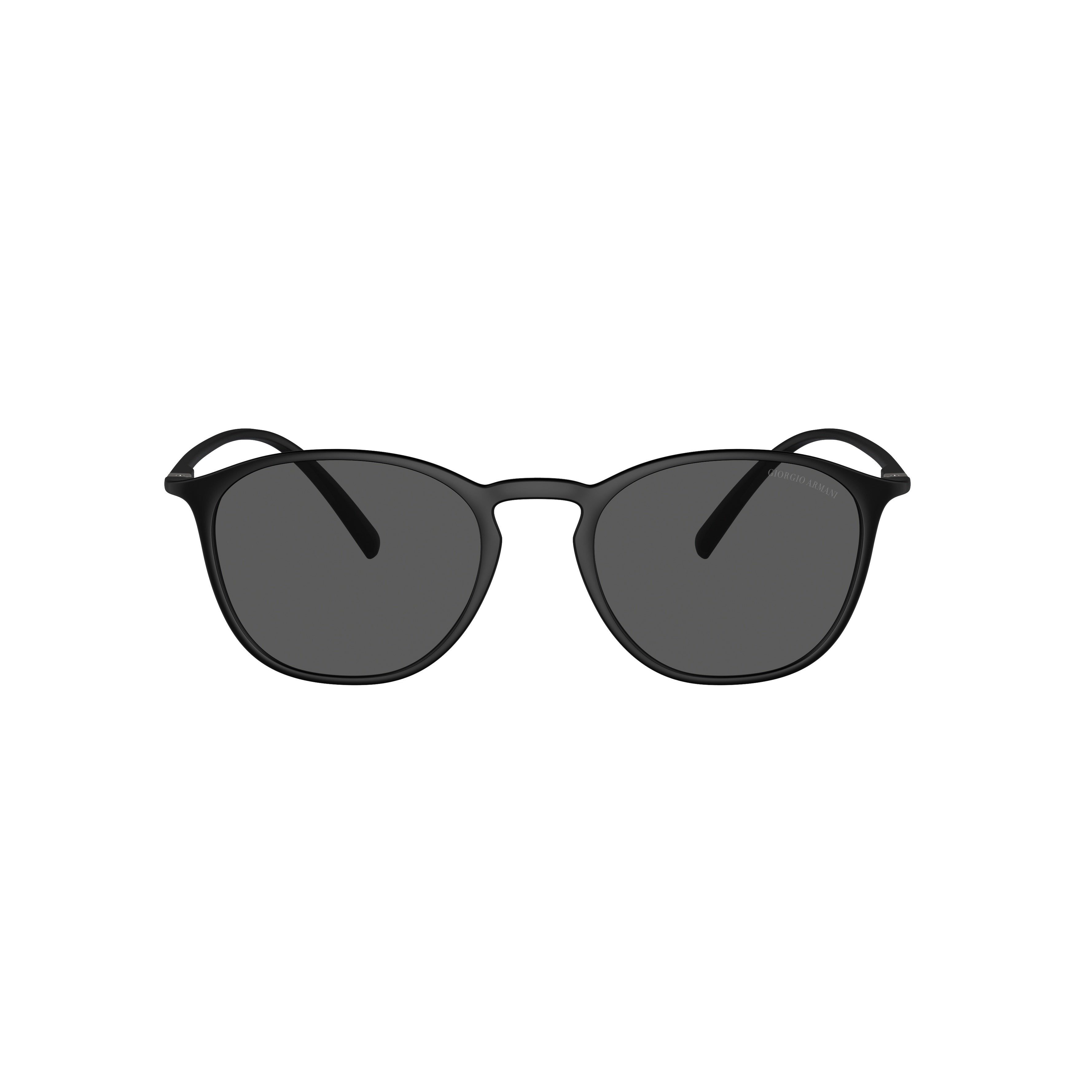 0ar8186u Rounded Frame Nylon Sunglasses with Thin Temples