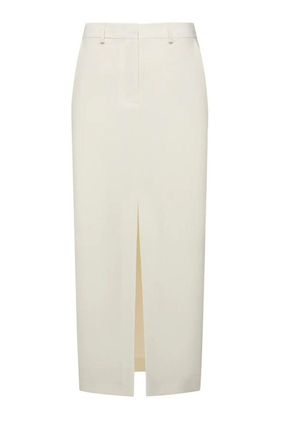 Midi Skirt With Front Slit