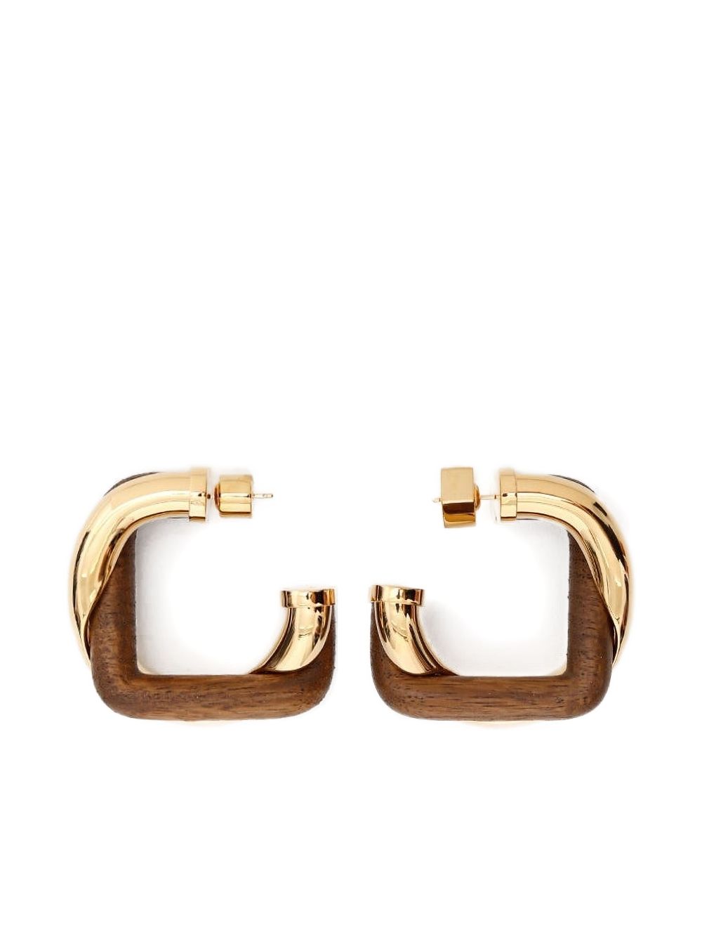 Square Twisted Design Earrings