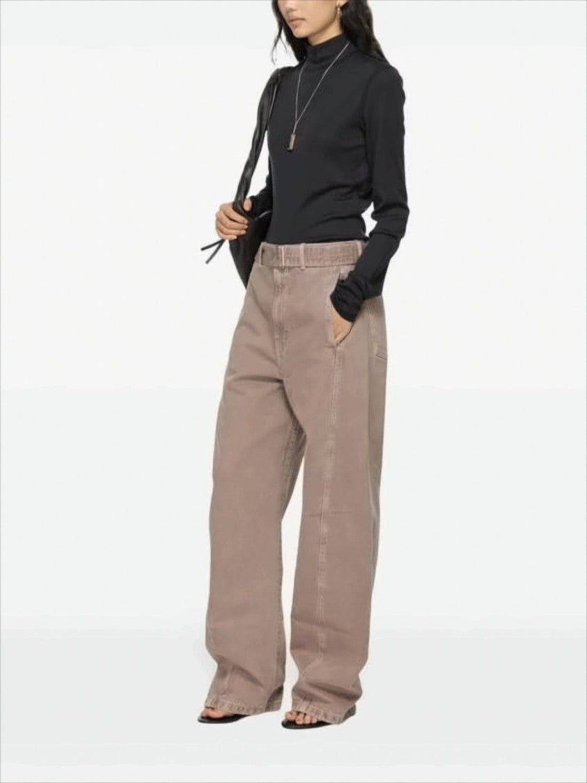 Fitted Turtleneck Top With High Neckline And Smooth Fabric