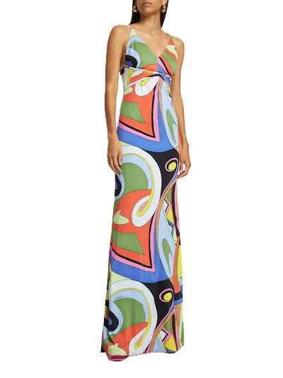 Multicolour Viscose Jersey Dress