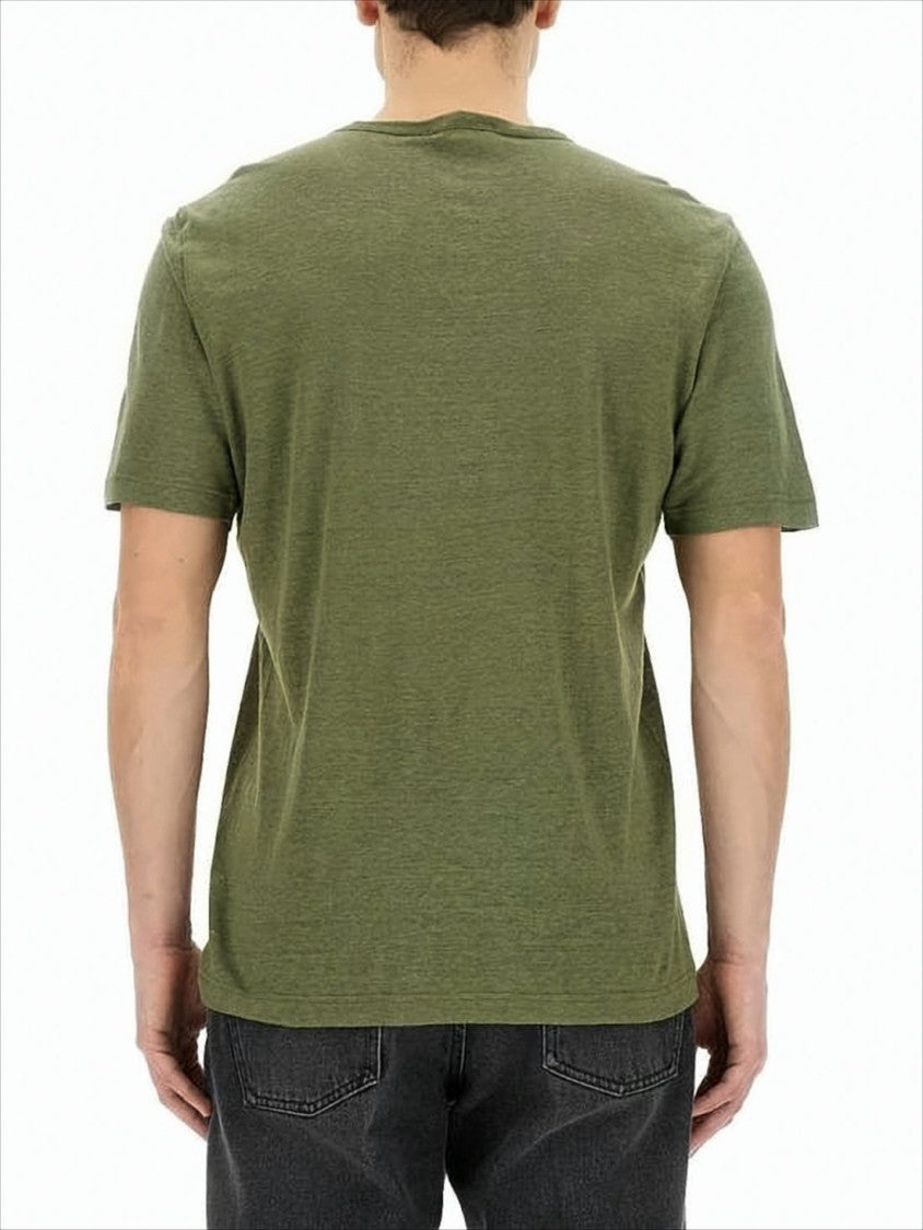 Short-Sleeved Linen T-Shirt