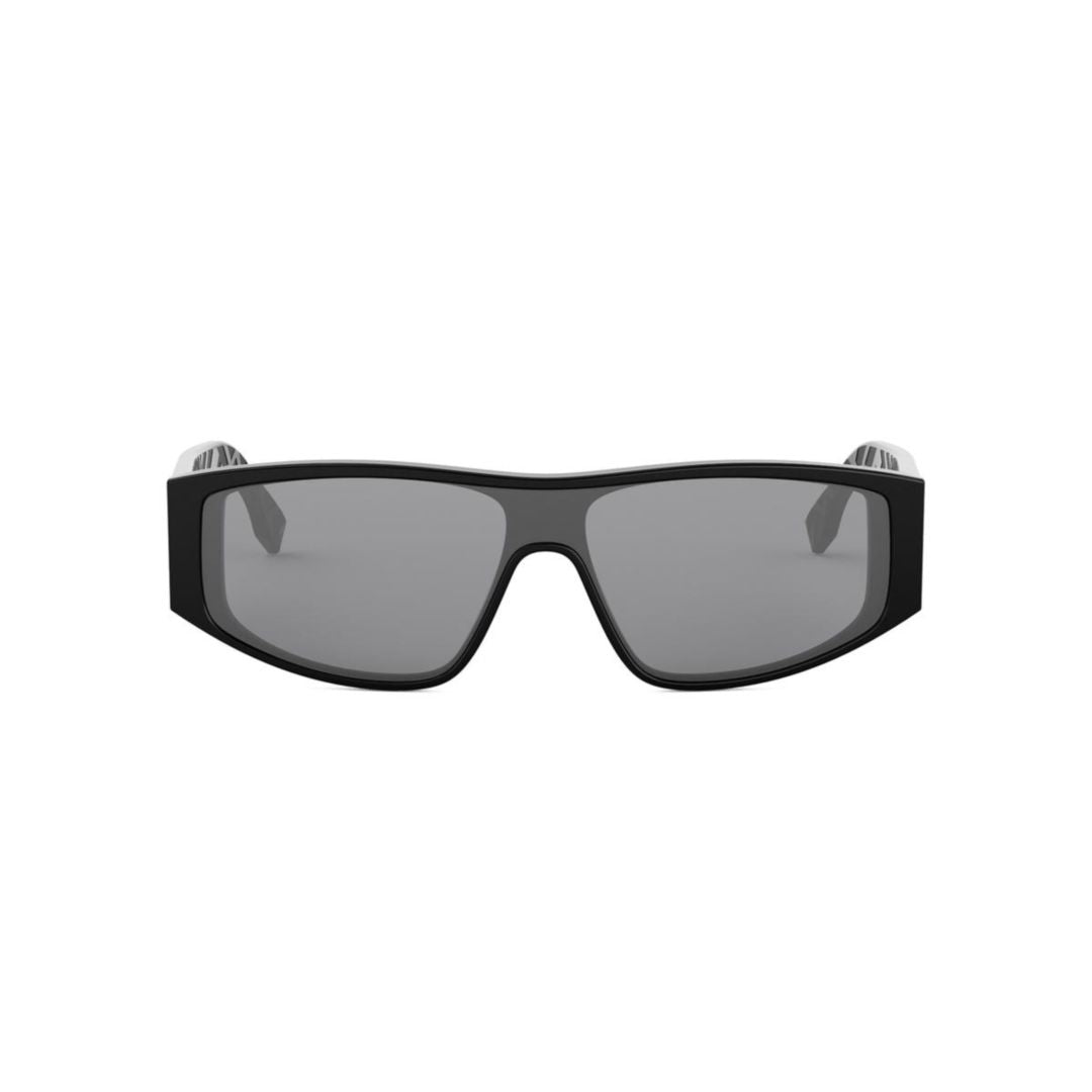 Fe40167i Matte Black Rectangular Frame Sunglasses