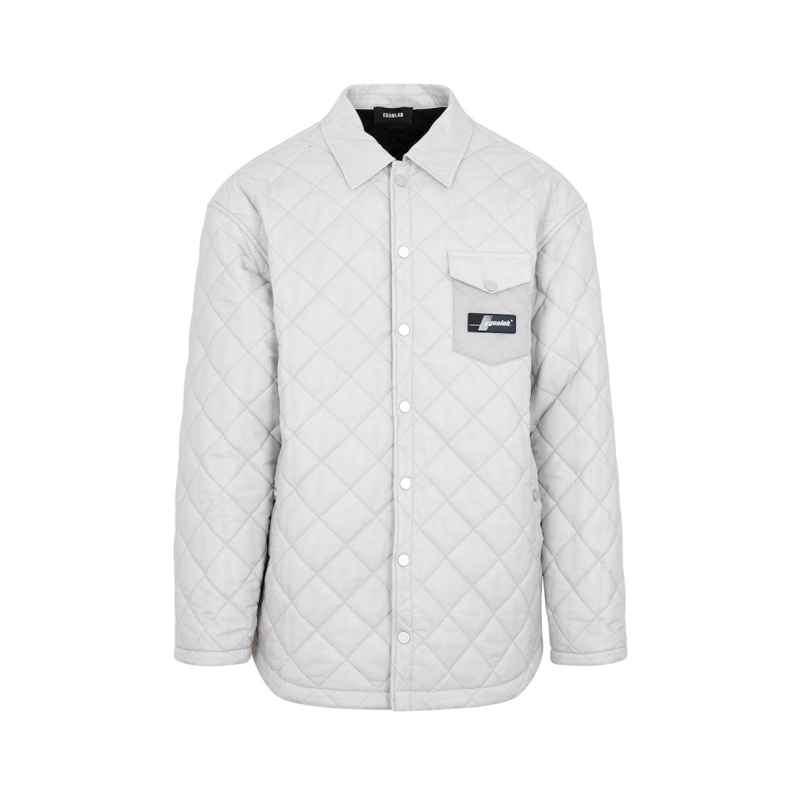 Grey Quilted Shirt