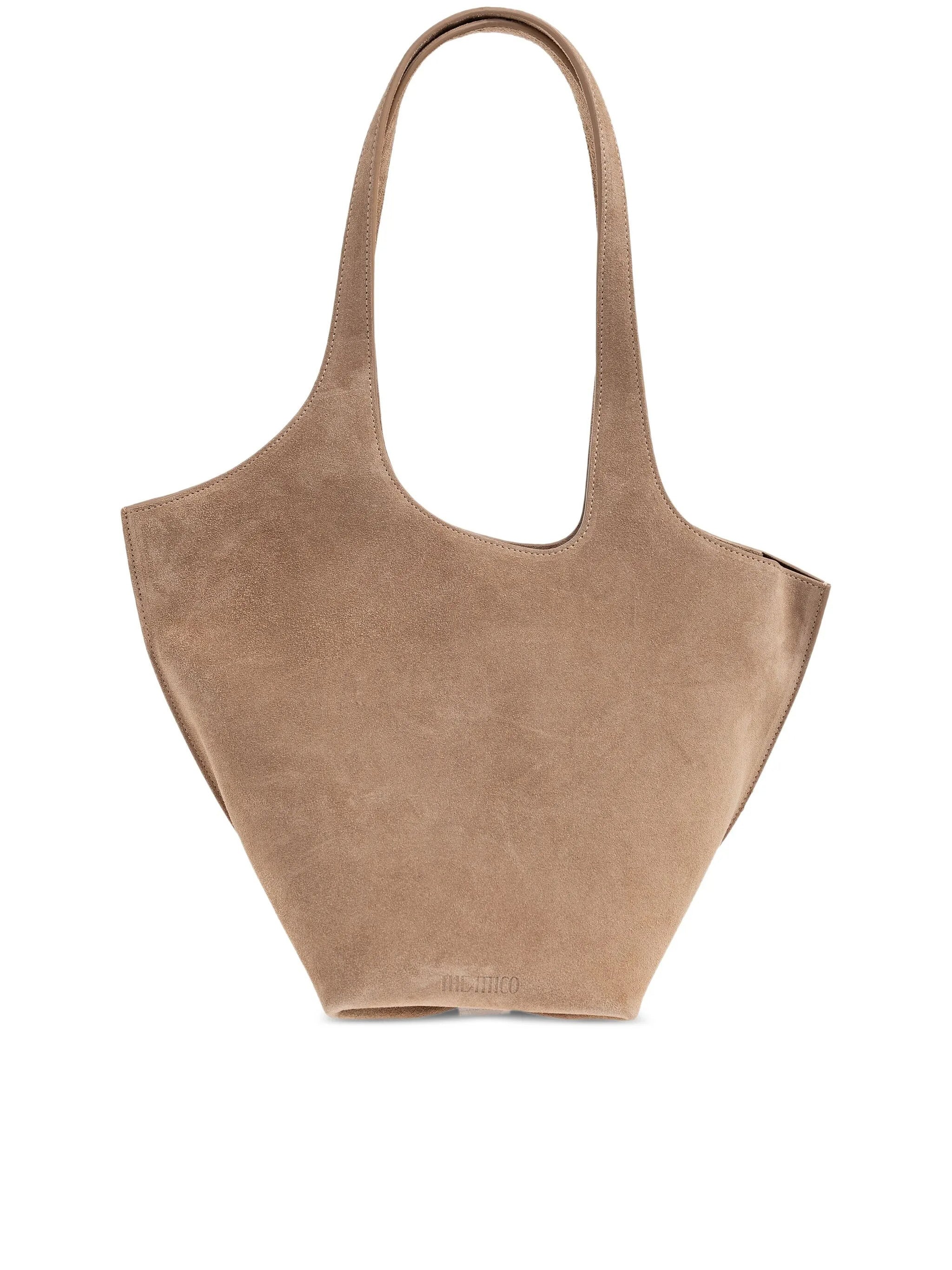 Suede La Scoop Medium Silhouette Tote Bag