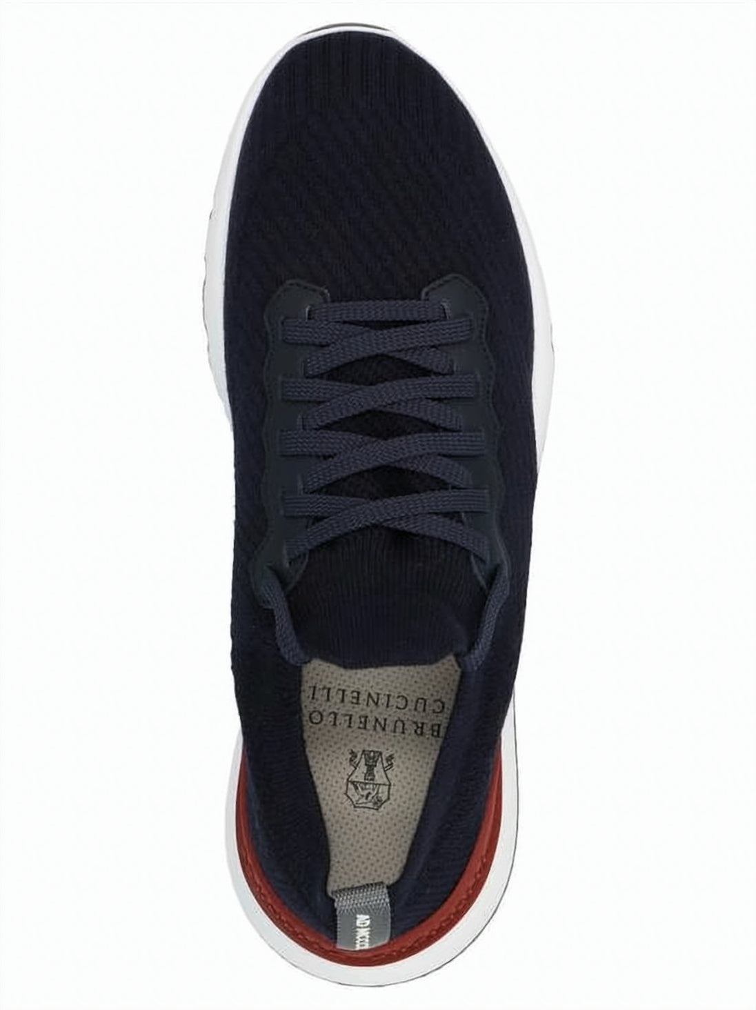 Brunello Cucinelli Navy Mesh Sneakers