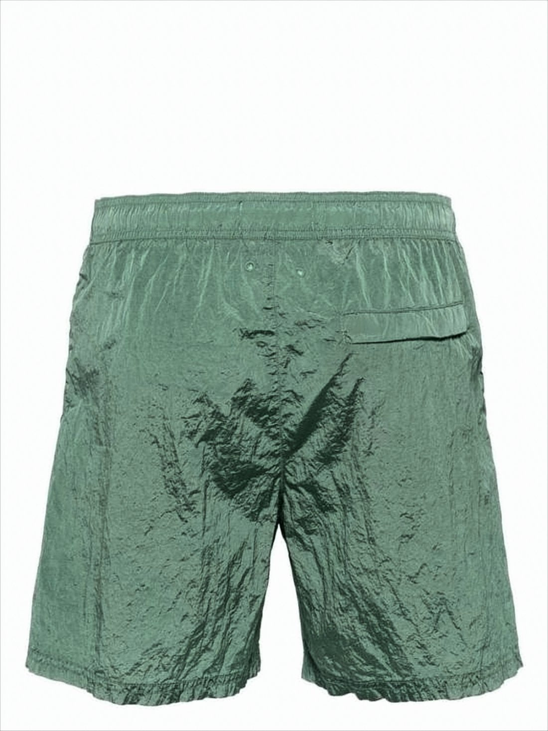 Crinkled Texture Swim Shorts