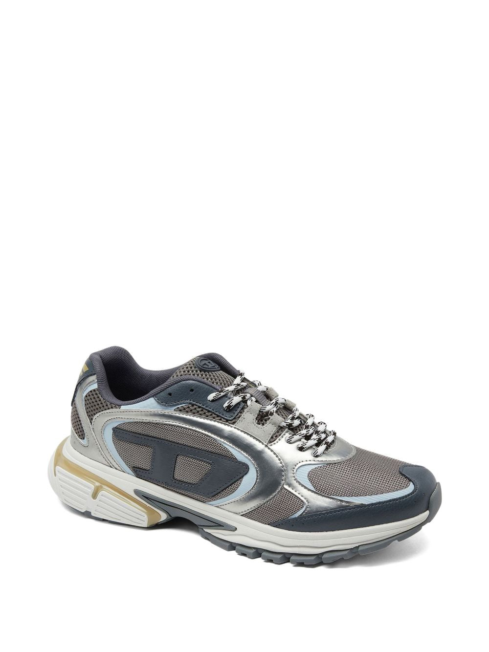 Grey Mesh Sneakers