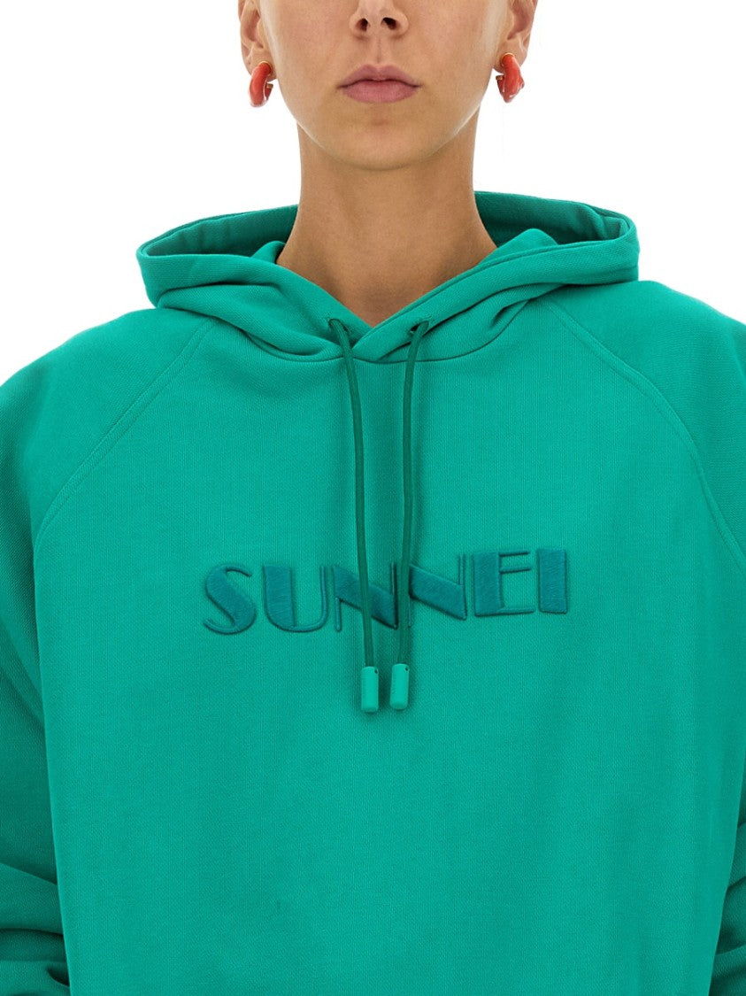 Relaxed Fit Drawstring Hooded Sweatshirt