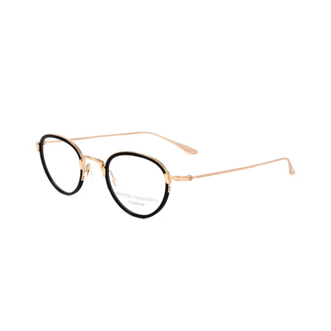 Bp5003 460fc Round Frame Eyeglasses with Gold-tone Temples