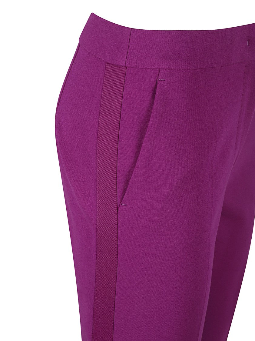 Straight-Leg Tailored Trousers With Subtle Pleats