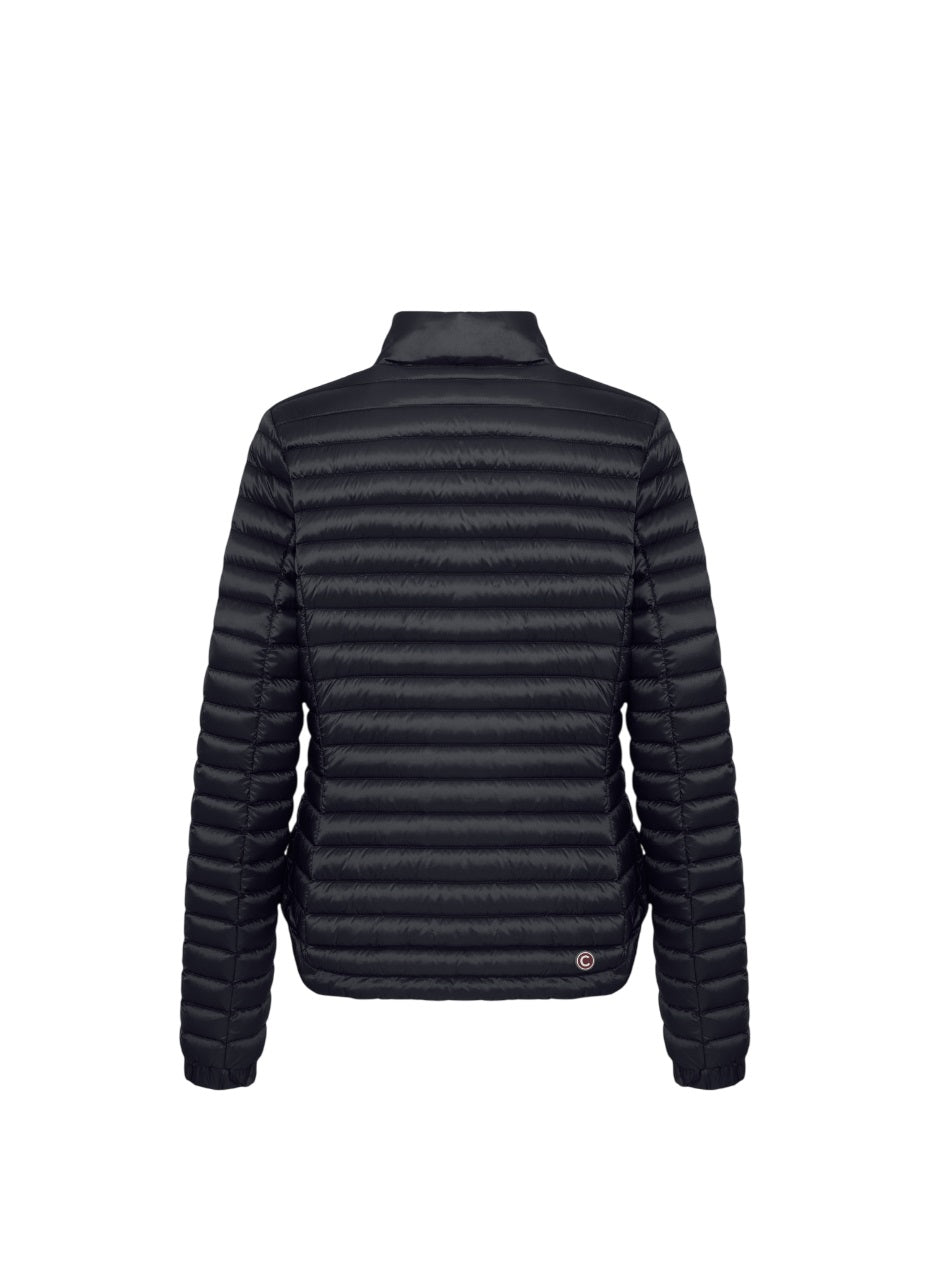 Fitted Down Jacket With Diagonal Quilting