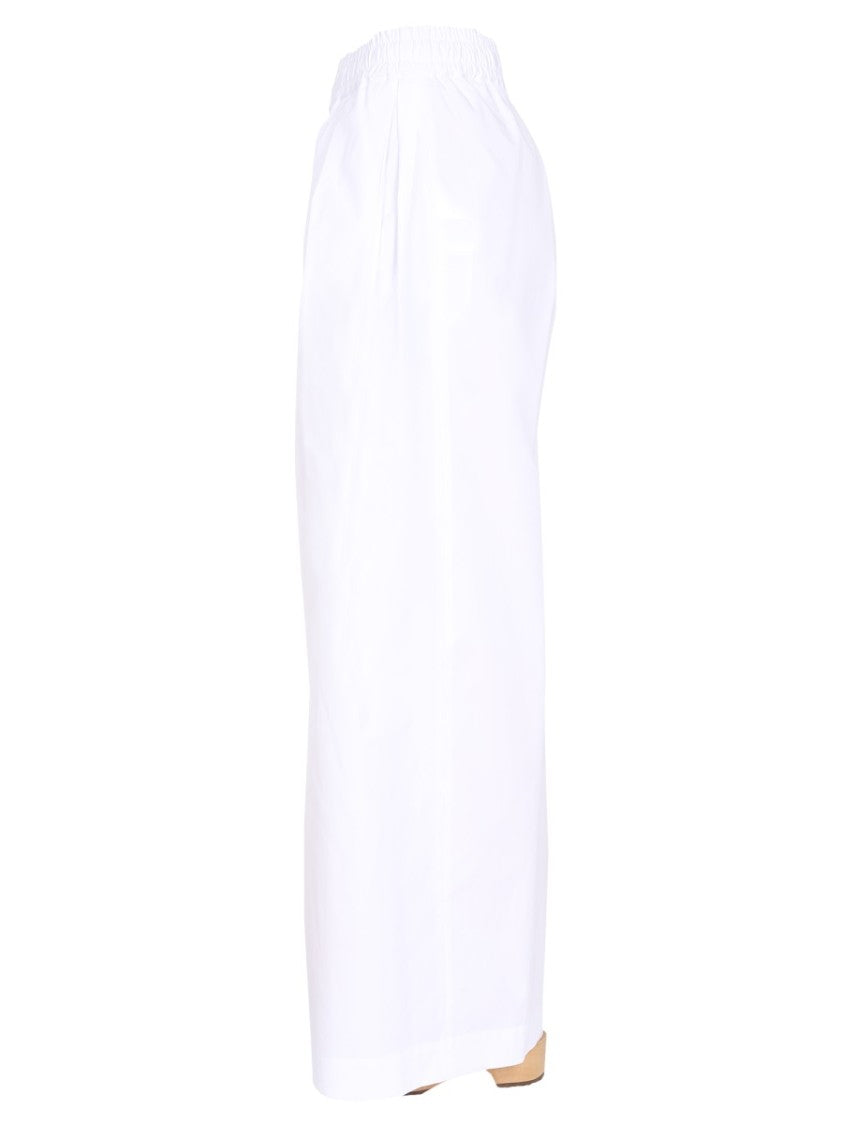 Relaxed Fit Wide-Leg Trousers