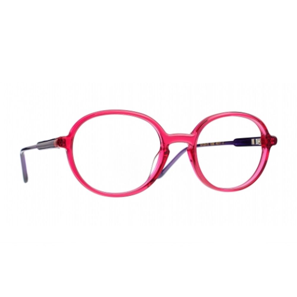 70 Translucent Pink Oval Sunglasses