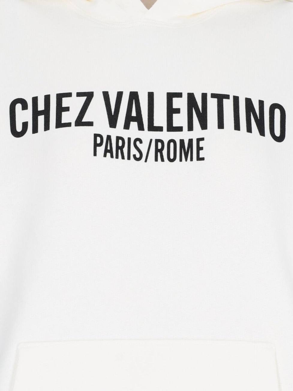 Logo' Hoodie – White