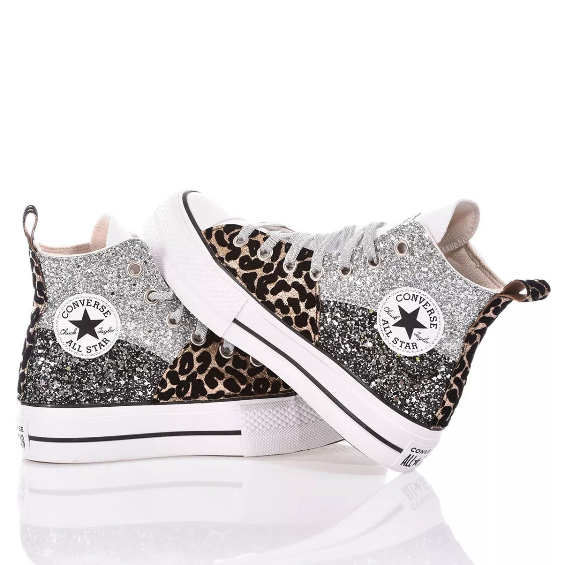 Platform Silver, White, Black