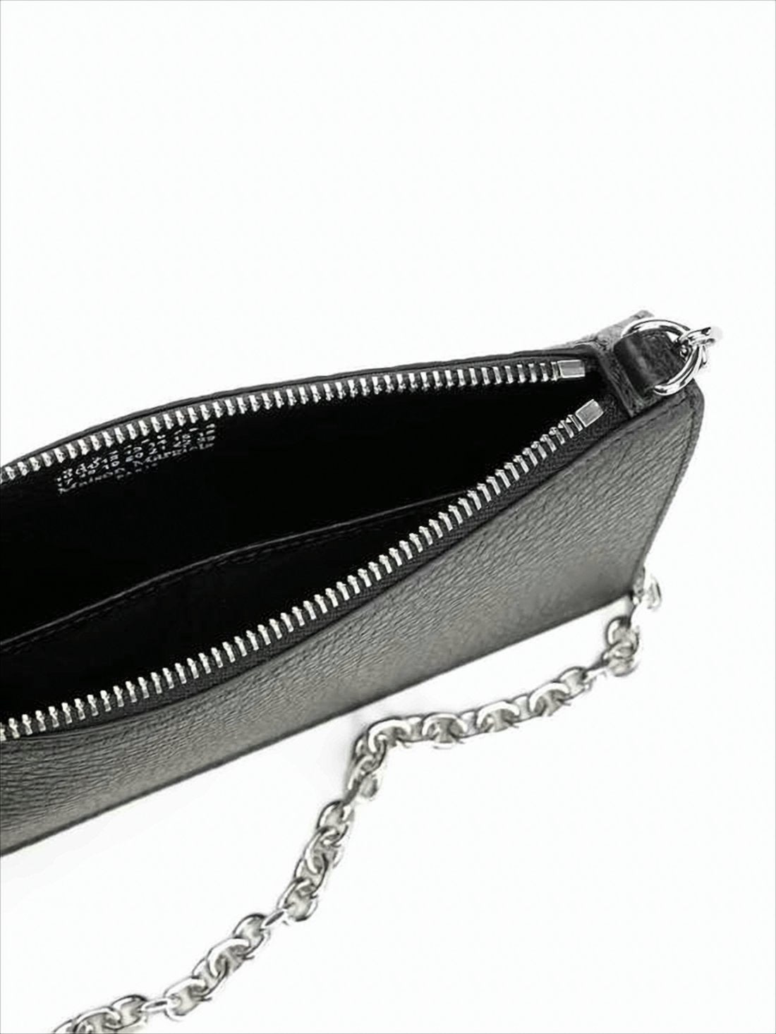 Textured Calf Leather Crossbody Bag