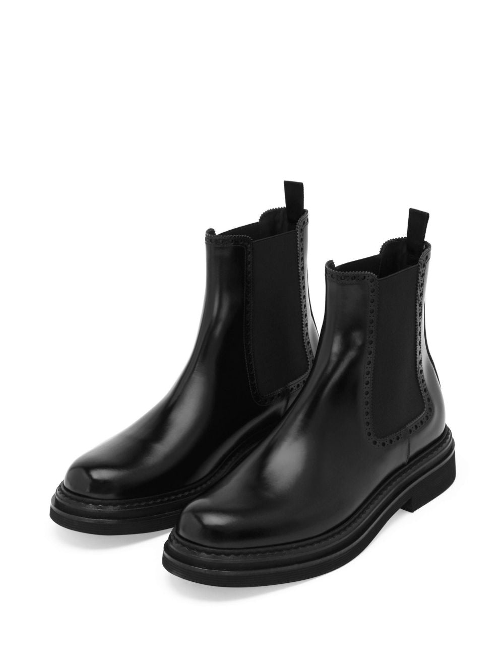 Brushed Calfskin Ankle Boots