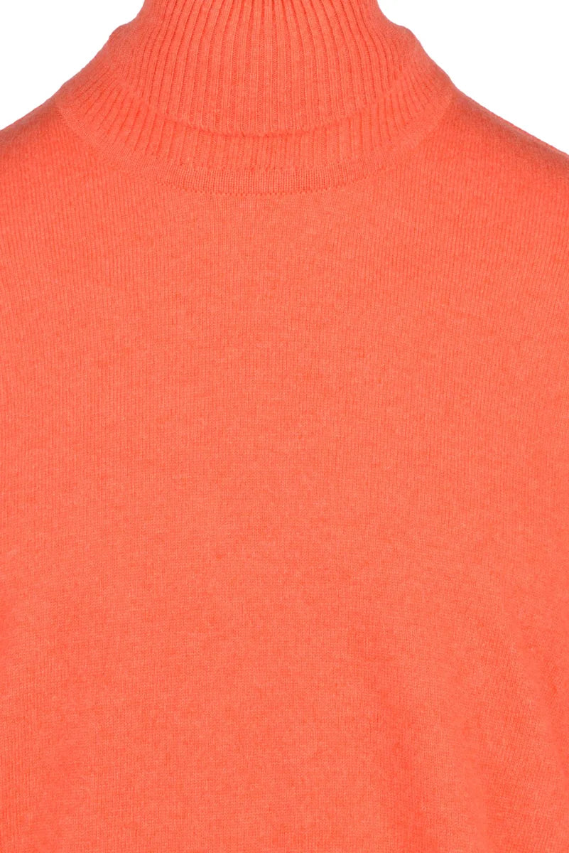 Turtleneck Sweater - Orange