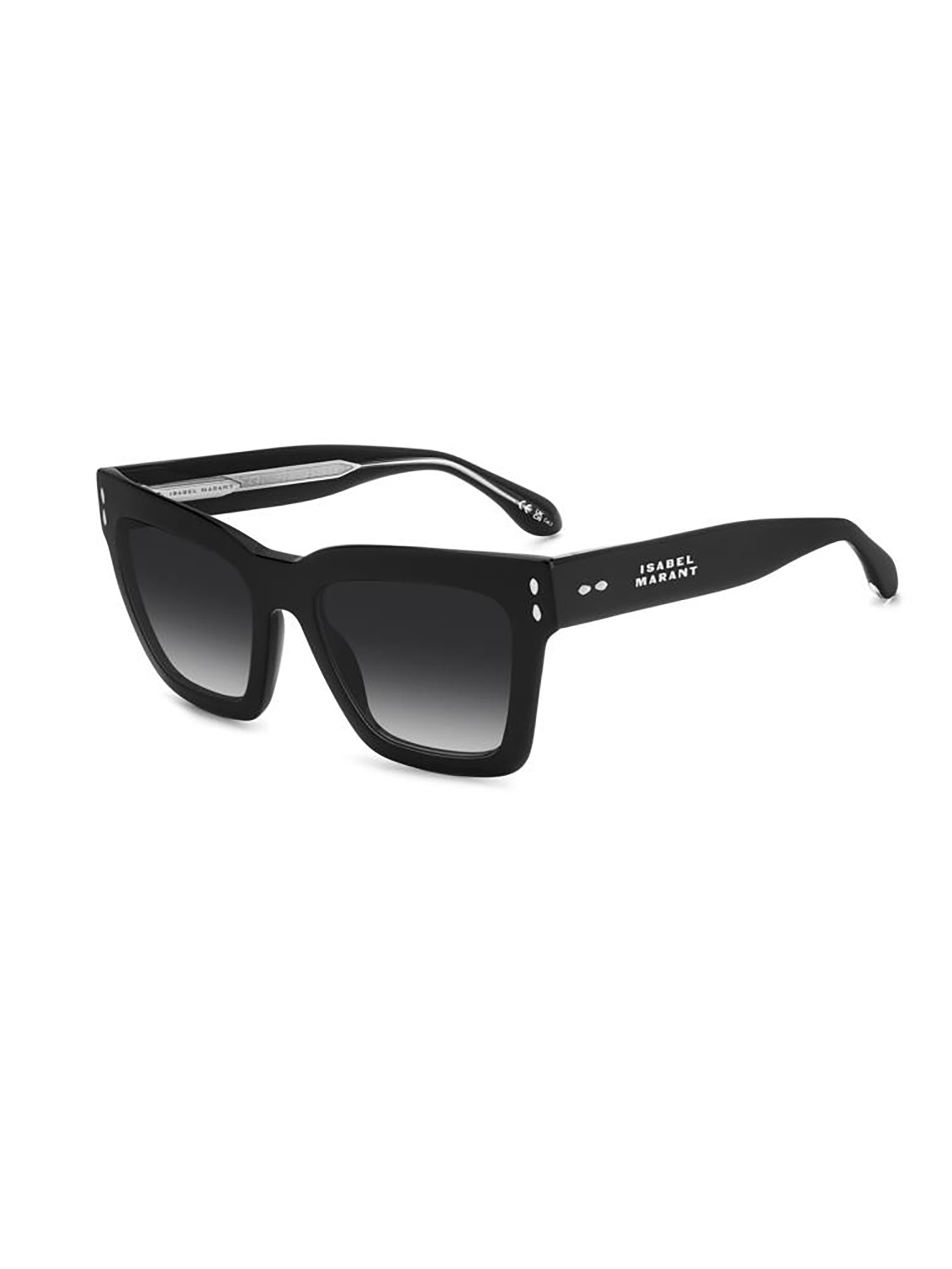 Oversized Square Frame Sunglasses With Gradient Lenses