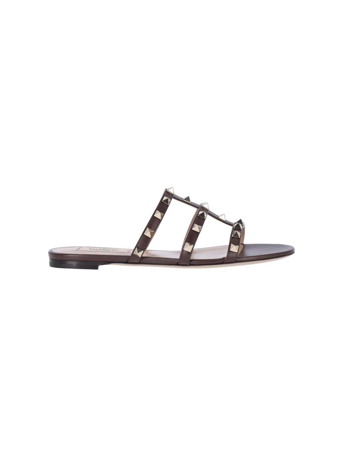 "Rockstud" Sandals – Brown