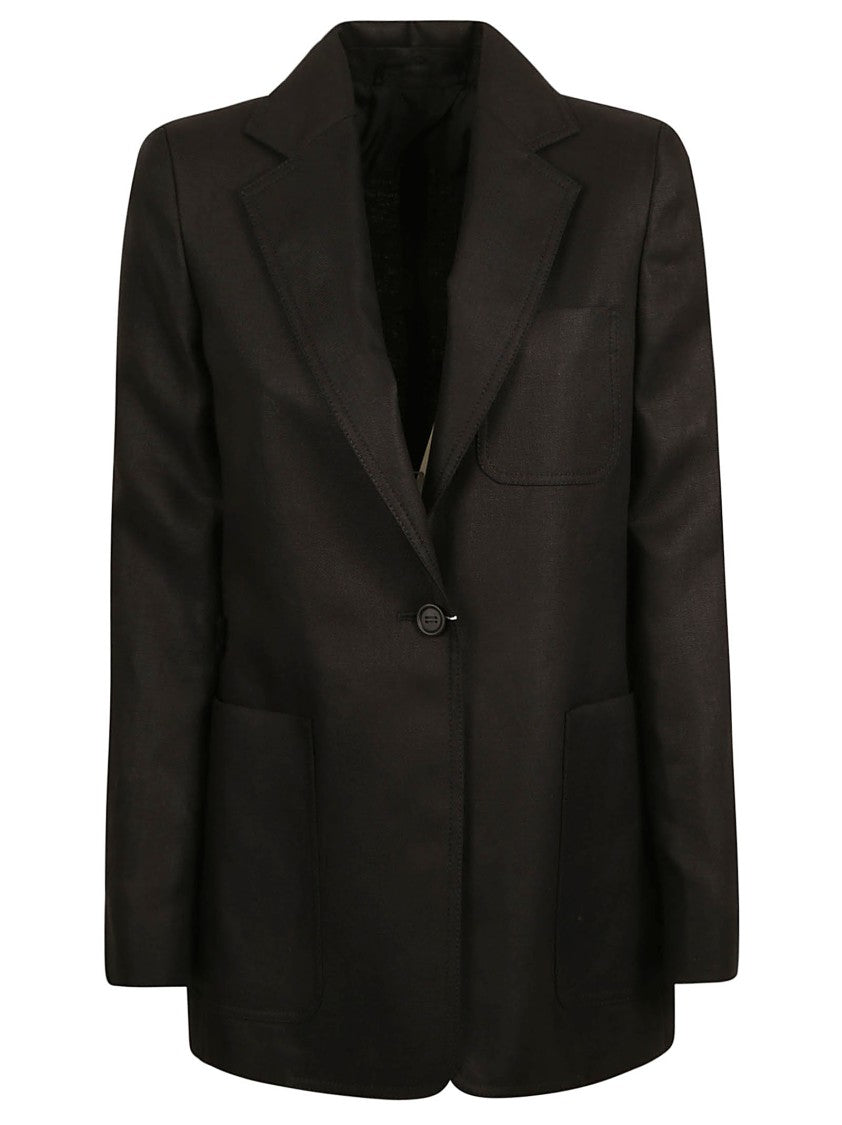 Tailored Black Jacket With Classic Lapel