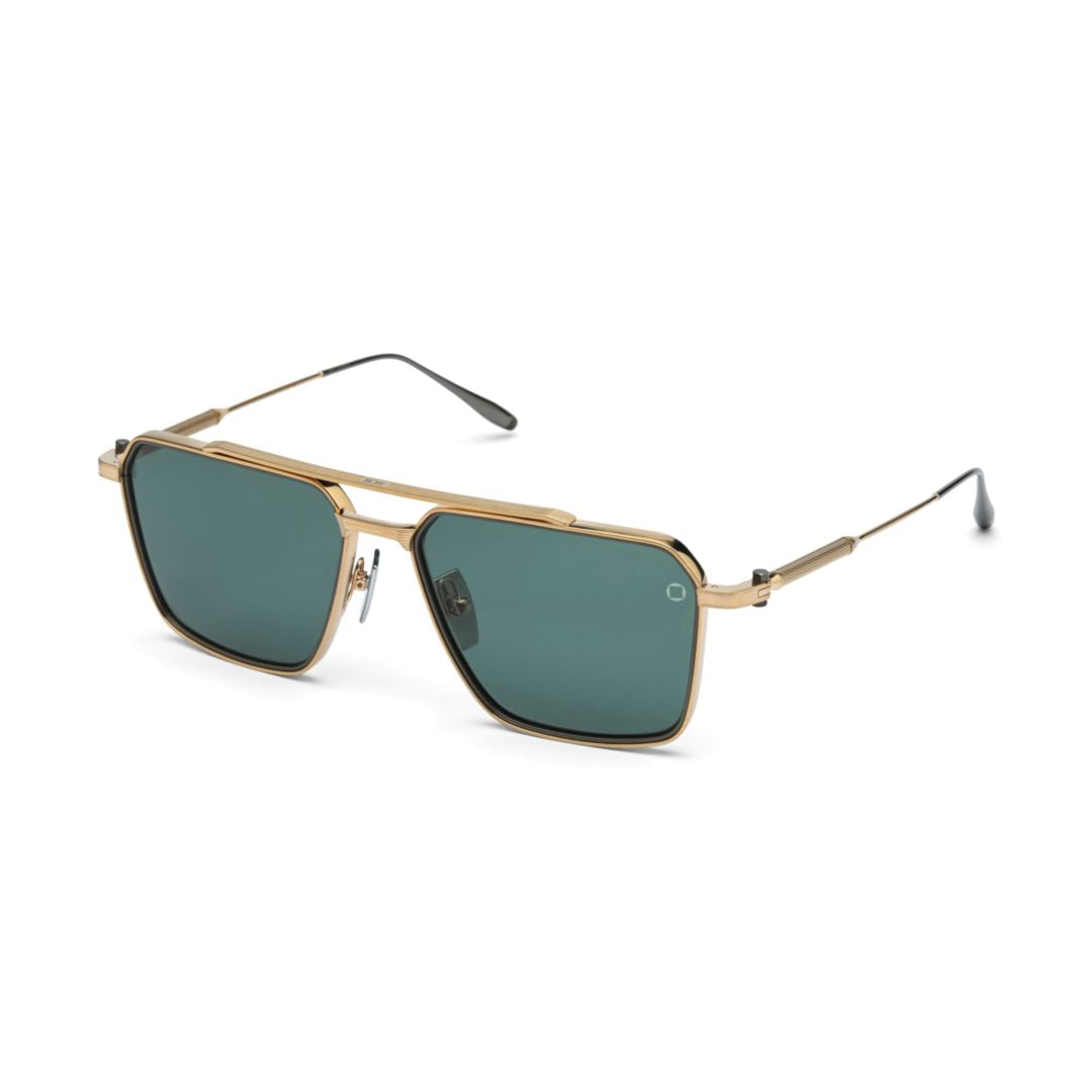 Telesto Sunglasses with Gold Metal Frame and Rectangular Lenses