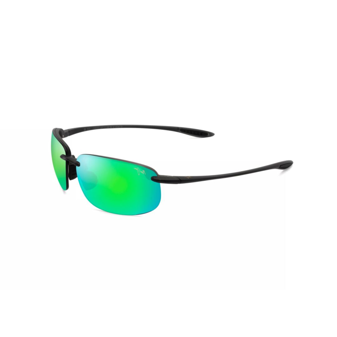 Hookipa Xlarge Rimless Sunglasses with Green Mirrored Lenses