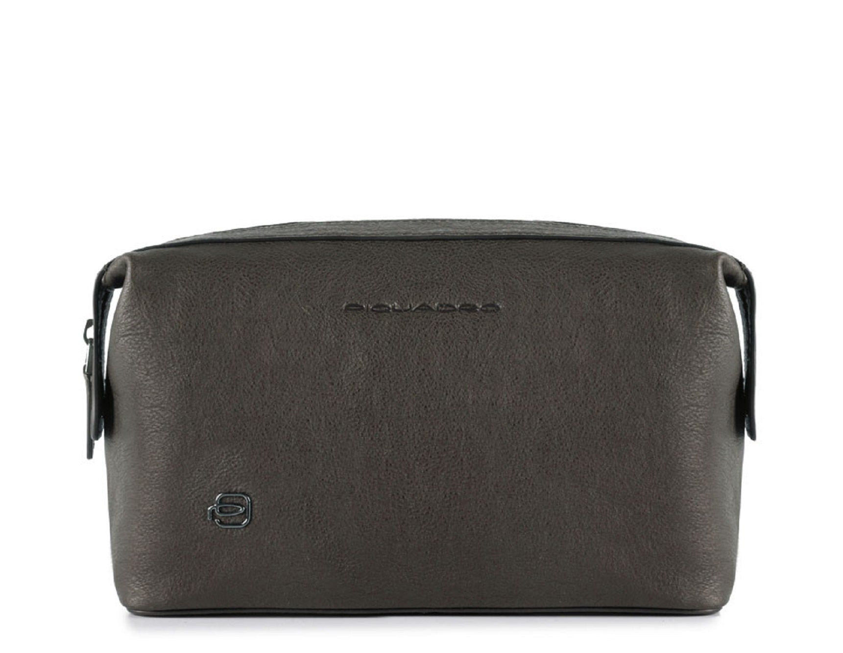 Brown Leather Beauty Case with Elegant Design