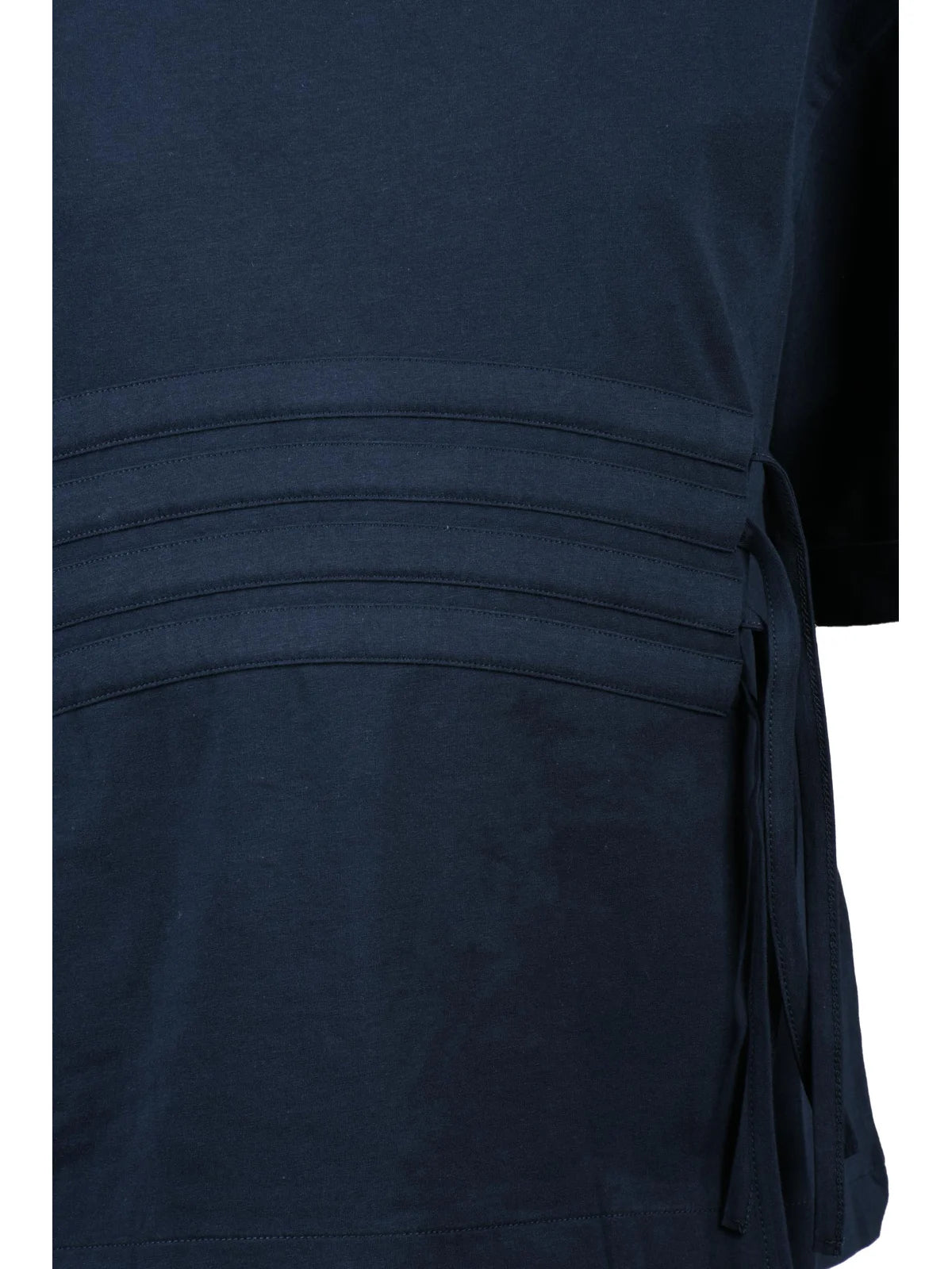 Dark Blue Cotton Elastane T-shirt