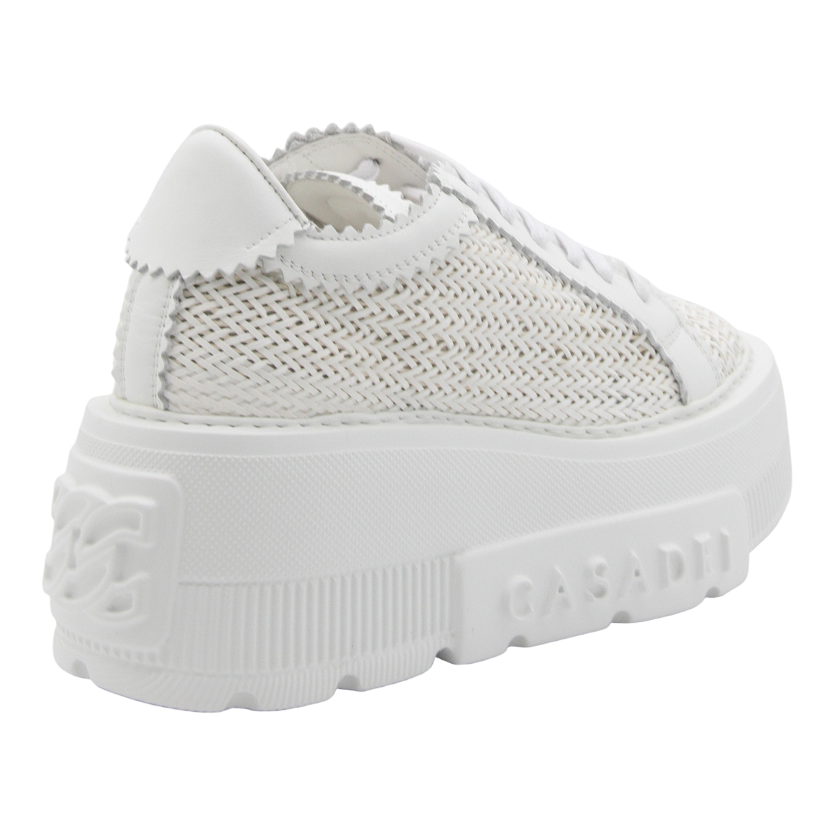 Chunky Platform Sneakers With Embossed Branding