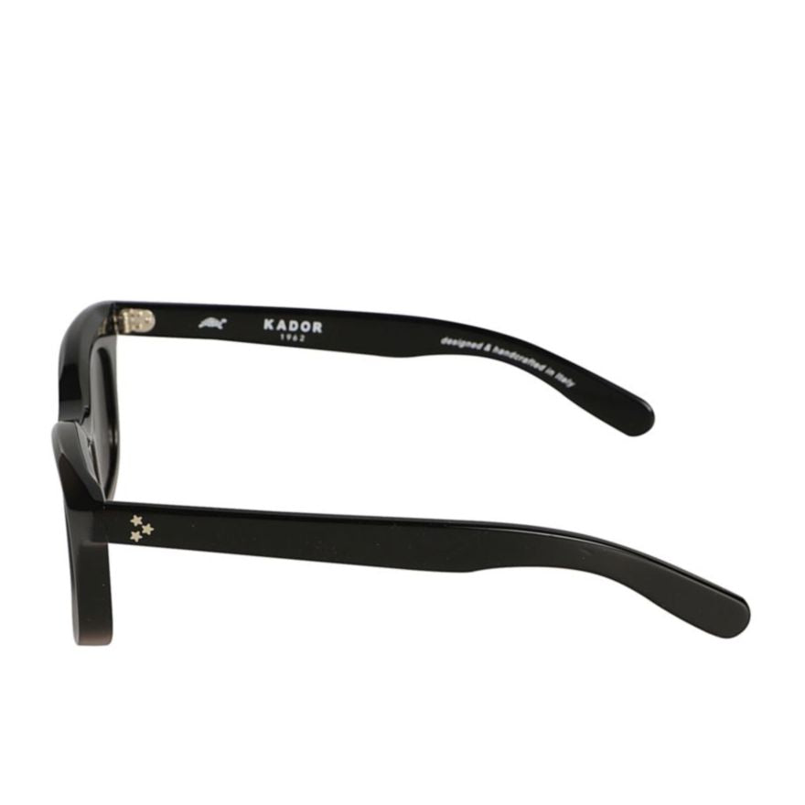 Joy Bold Rectangular Sunglasses with Reflective Blue Lenses