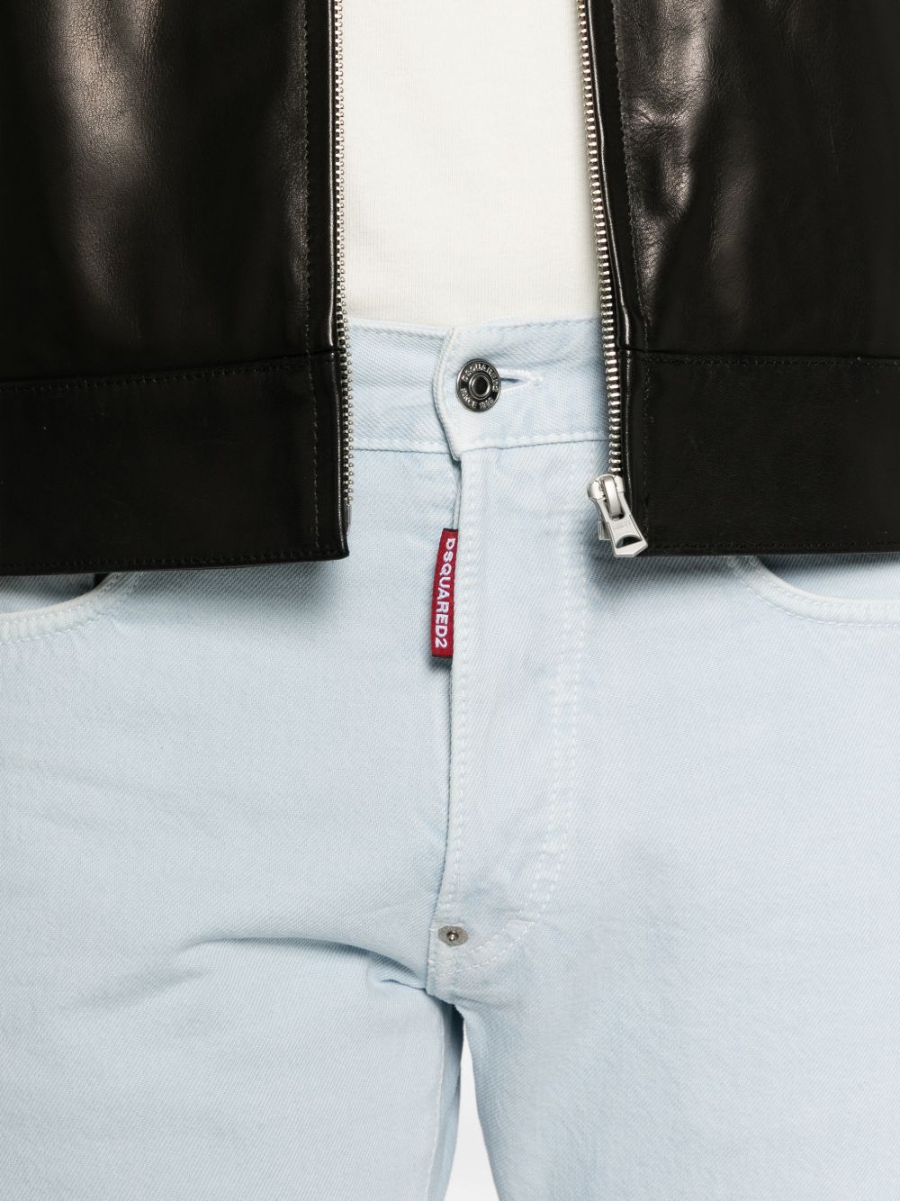 Classic Straight Leg Five Pocket Jeans