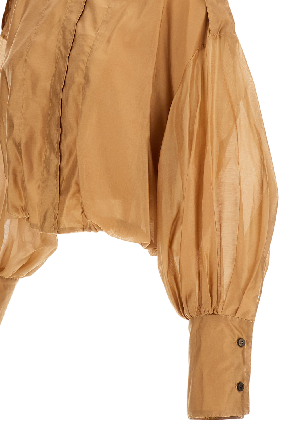 Diana Muslin Puff-Sleeve Shirt