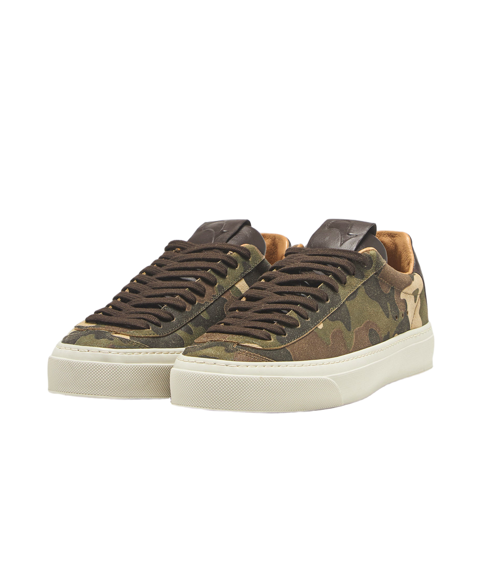Aqua Alta Moro Military Low-Top Sneakers