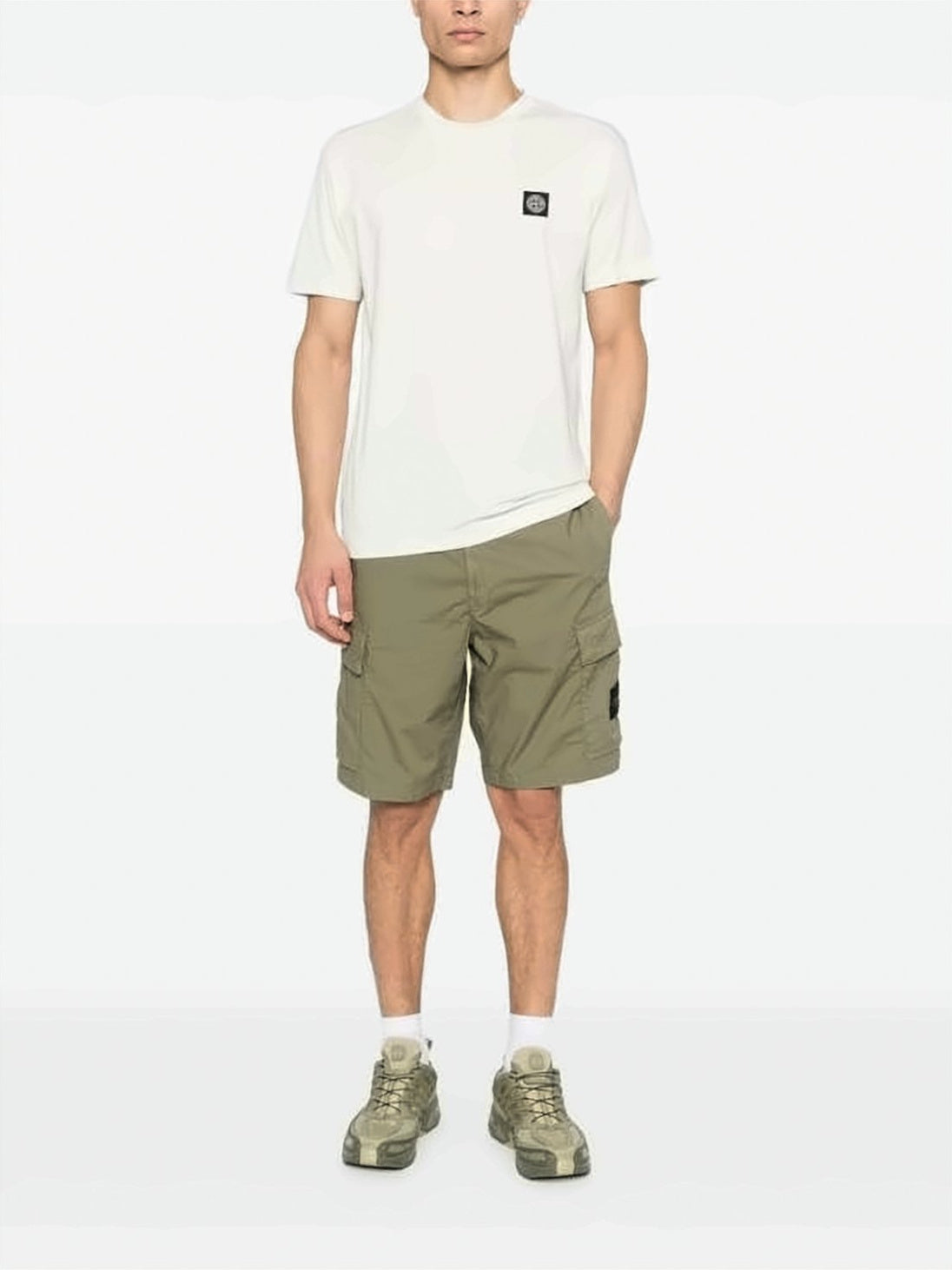 Relaxed-Fit Cotton T-Shirt with Iconic Patch