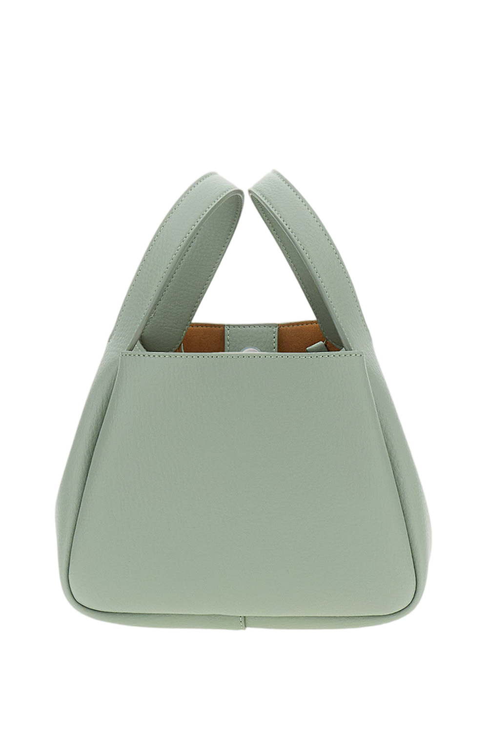 Shoulder Bag with Perforated Logo