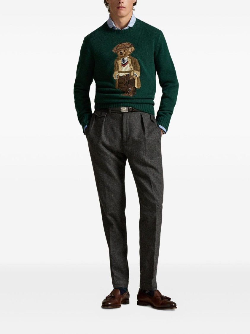 Dark Green Wool Sweater