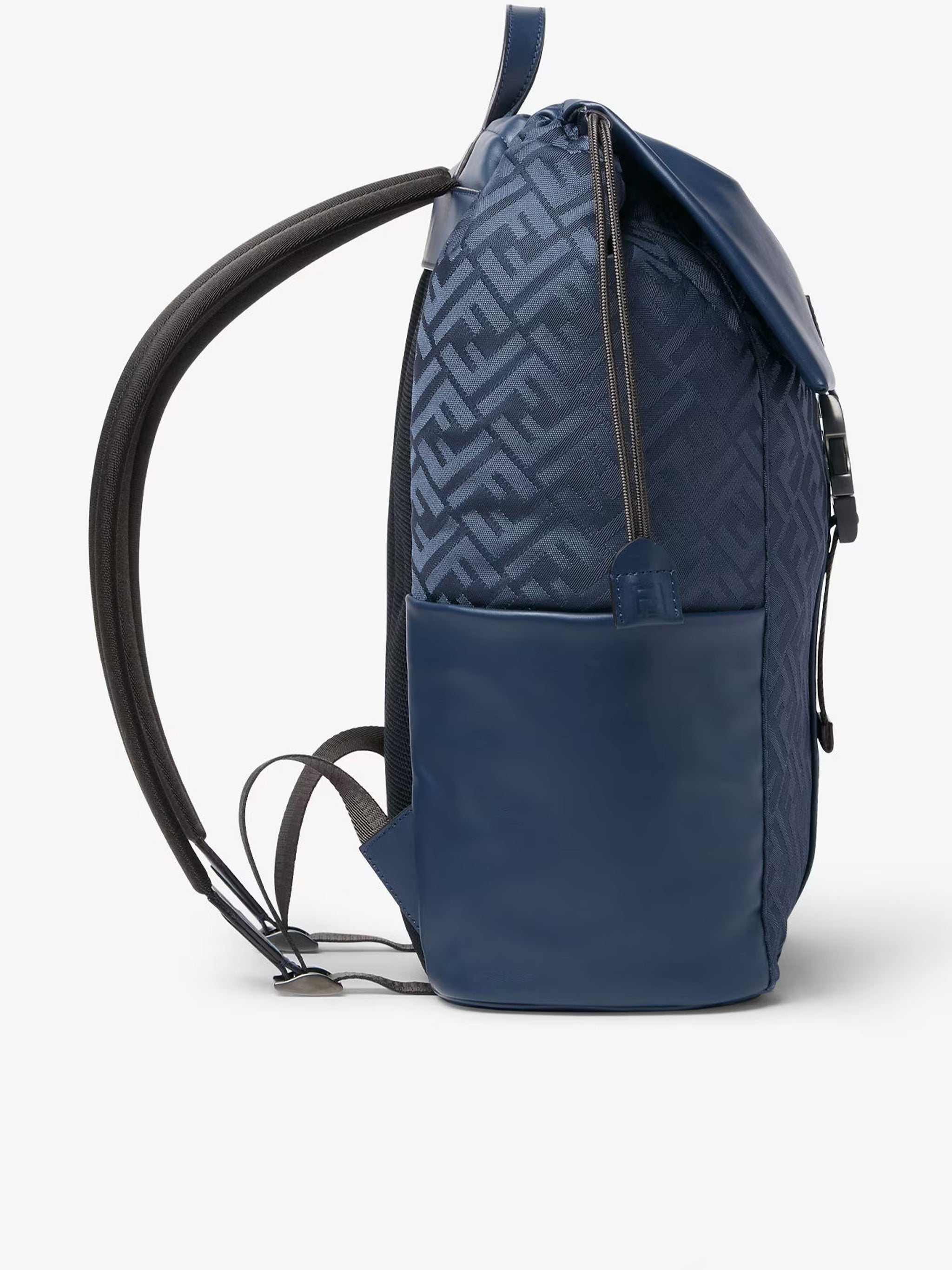 Baguette Grace Monogrammed Nylon Flap Backpack