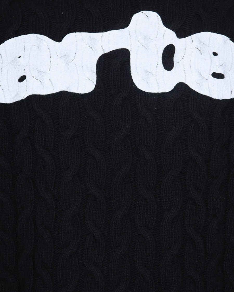 Arte Knit Black Sweatshirt