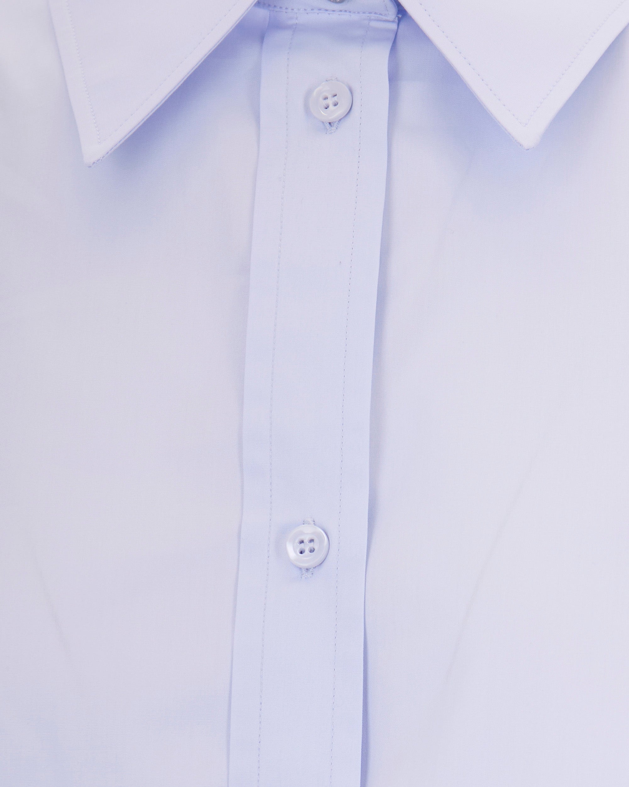 Optic White Pure Cotton Poplin Tunic Top
