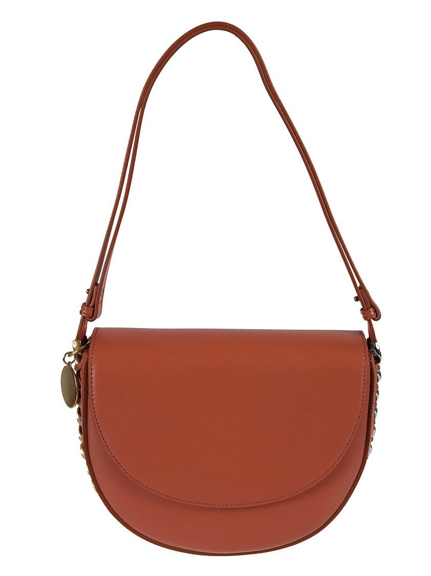 Smooth Semi-Circular Bag With Structured Flap