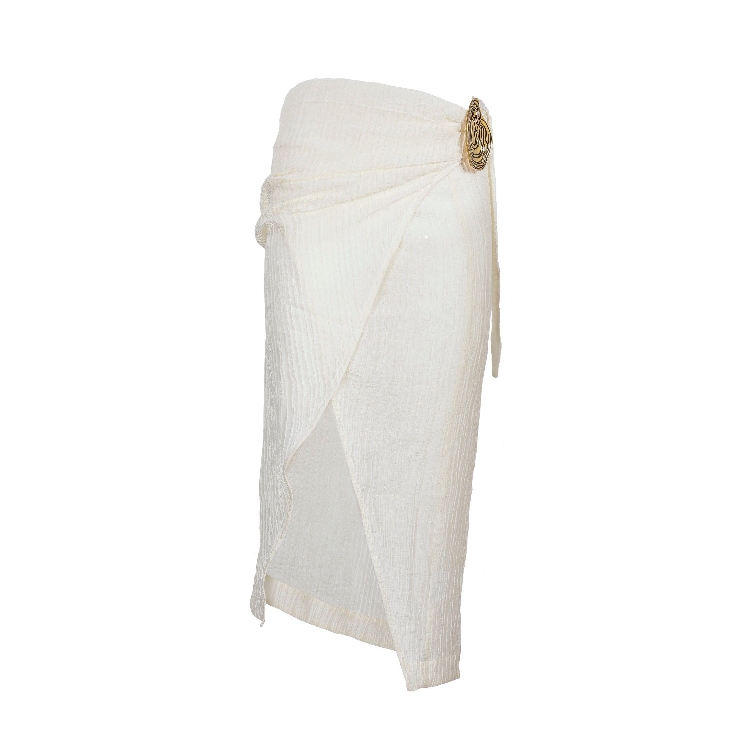 Textured White Pareo