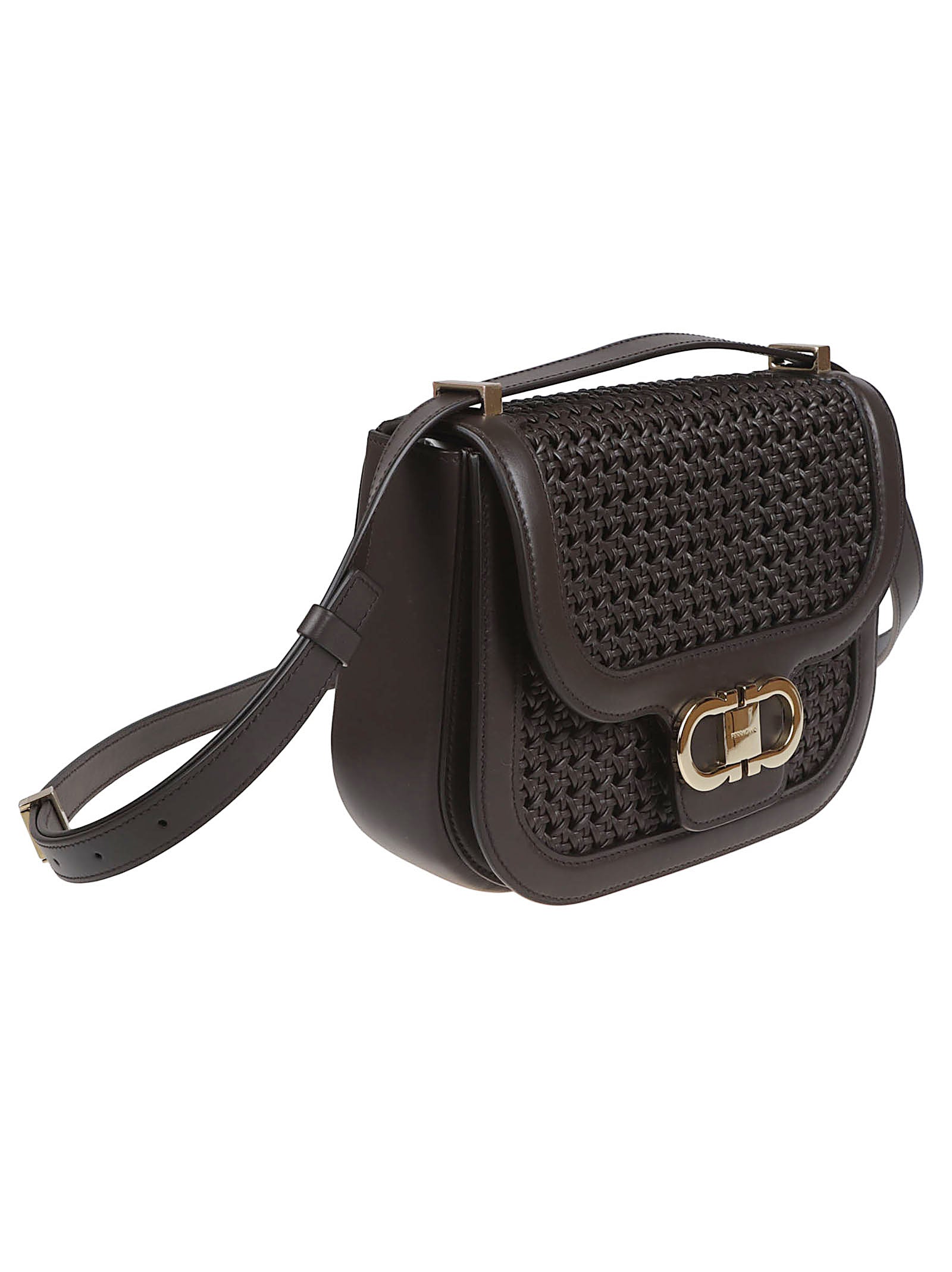 Handwoven Mini Borsa in Calf Leather