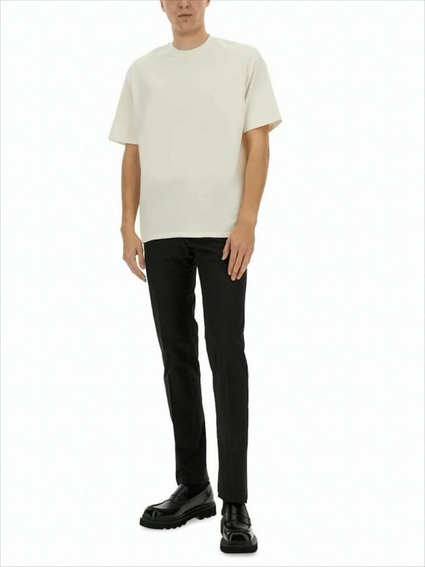 Mid-Rise Straight Pants with Tailored Silhouette