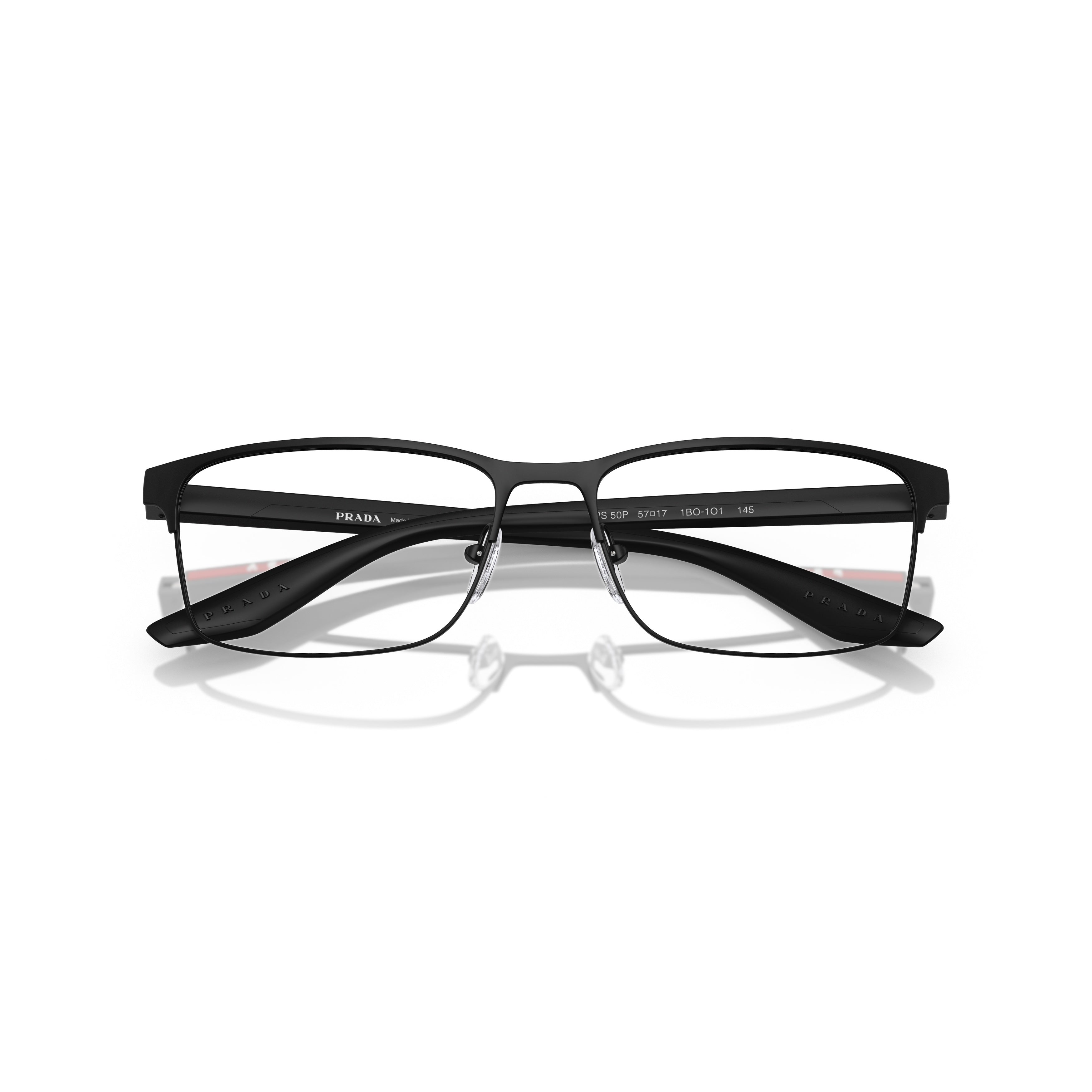 0ps 50pv Rectangular Steel Eyeglasses