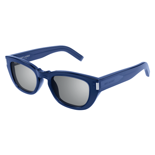 Bold Angular Frame Sunglasses with Glossy Finish