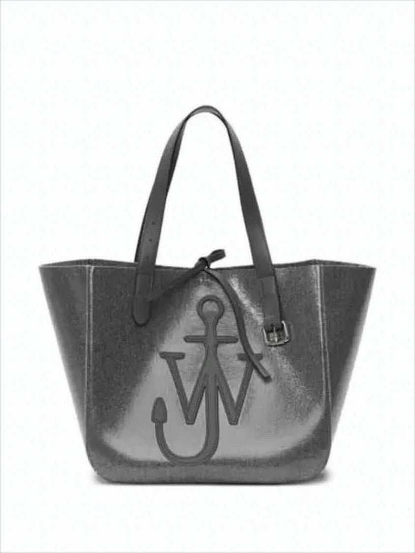 Structured Tote Bag With Embossed Anchor Logo