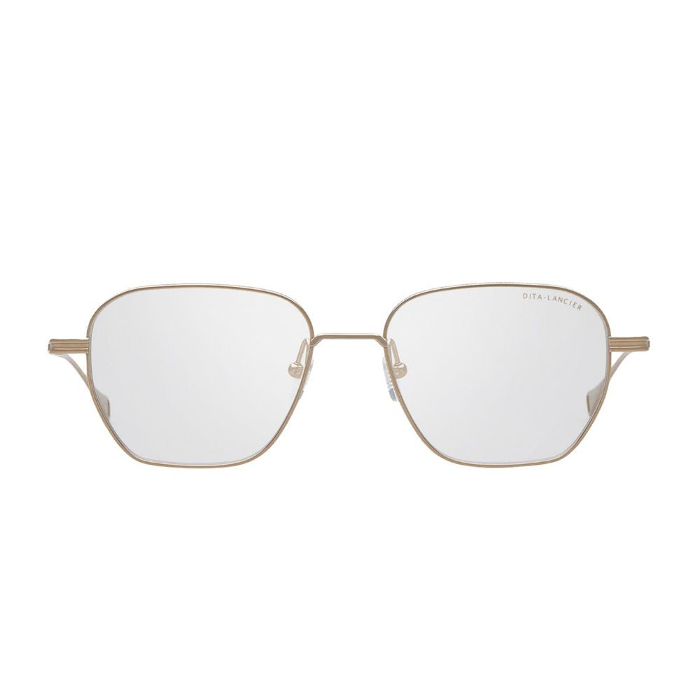 Lsa 123 Gold Titanium Square Frame Eyewear
